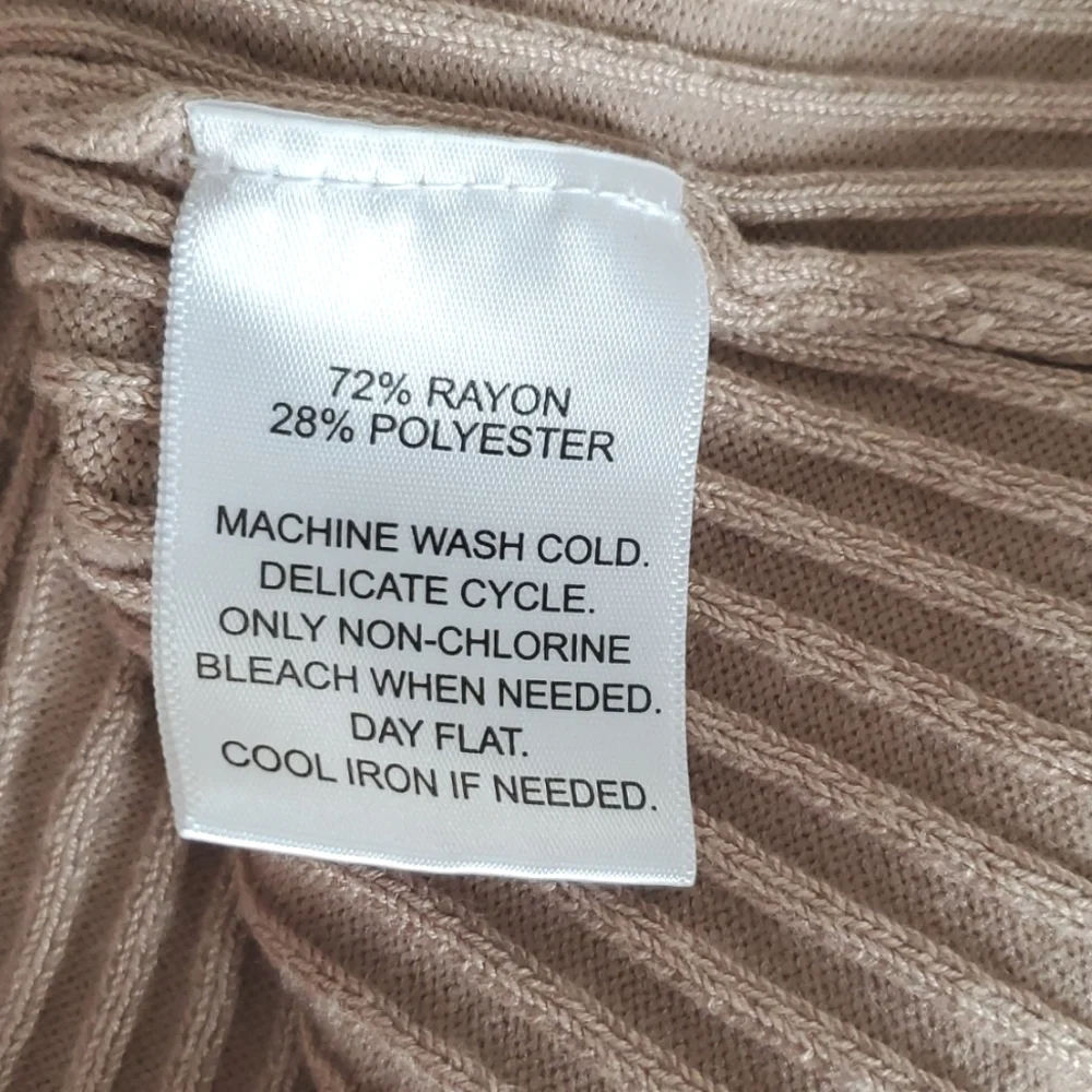 Madison Grey Ribbed Mock Neck Top - Picture 7 of 8